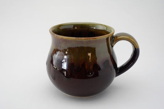 Folk Design 飴釉織部流し アロママグ