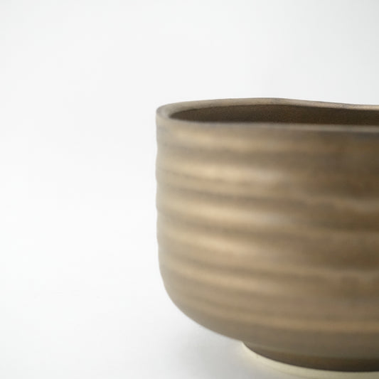 FD金泥釉 野点抹茶碗 波佐見焼 Folk Design 抹茶 茶道 日本製 インバウンド