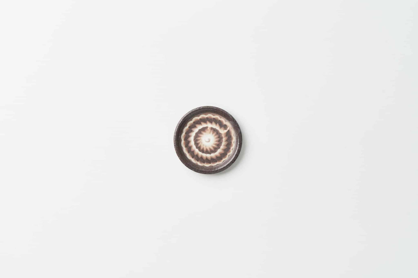 FD白釉波紋 蓋付マグ