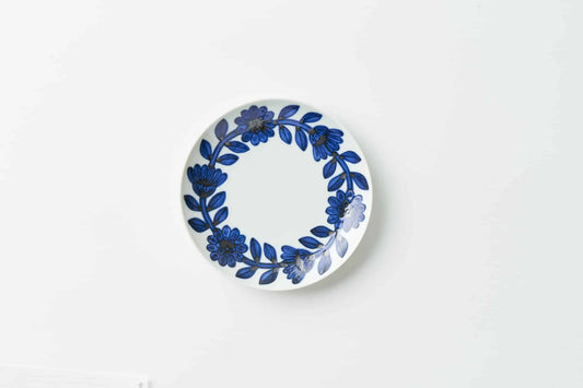 デイジー 18cmプレート ブルー