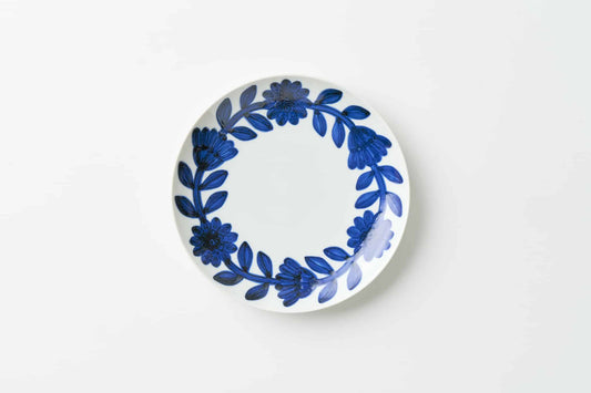 デイジー 22cmプレート ブルー