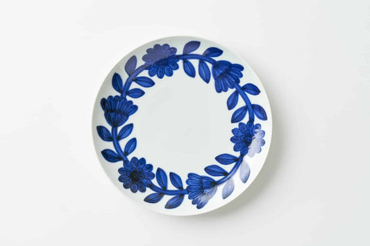 デイジー 27cmプレート ブルー