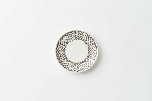 フロストかのこ 15cmプレート ブラウン