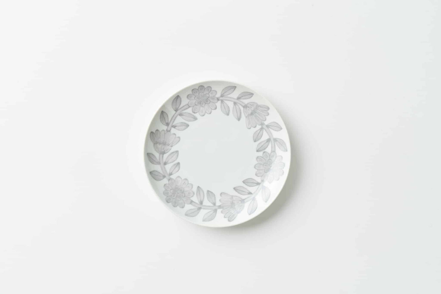 デイジー 18cmプレート グレー