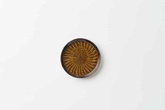 FD飴釉打ち刷毛 珈琲カップソーサー