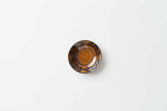 FD矢羽飴釉 カップ&ソーサー