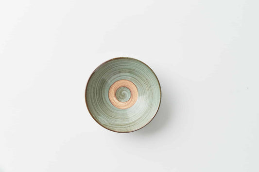 織部まわし刷毛 平鉢