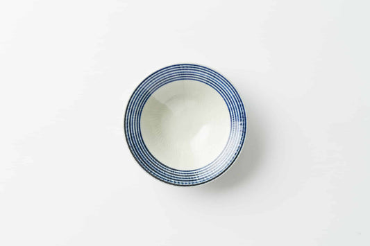 藍駒 三つ足小鉢