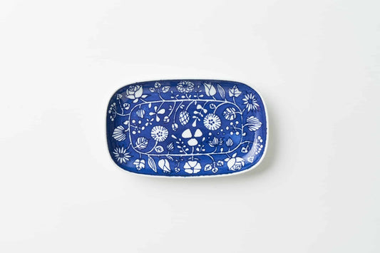 フラワーパレード 長皿青