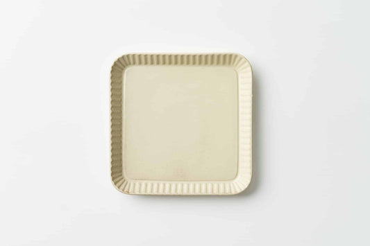 プリーツ 盛皿イエロー