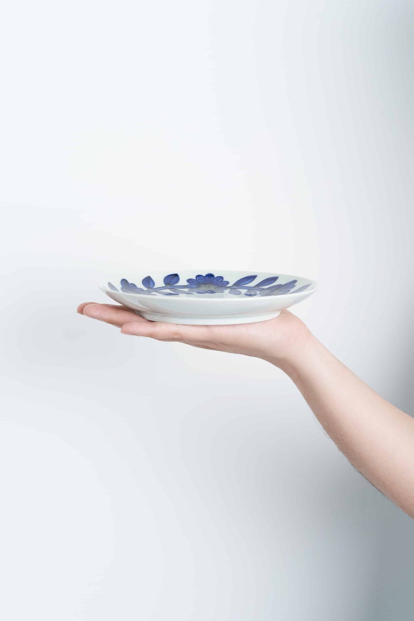 デイジー 18cmプレート ブルー