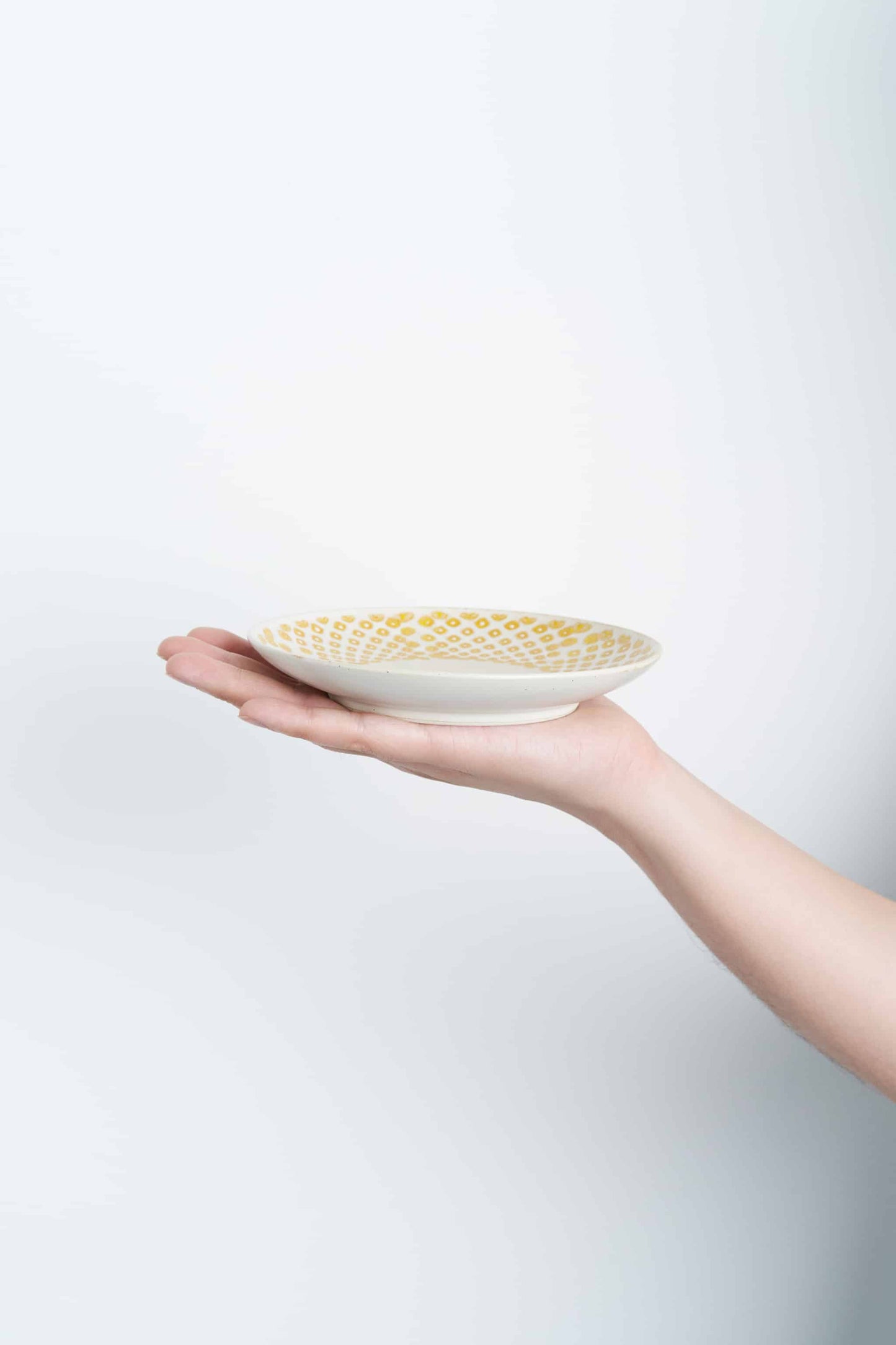 フロストかのこ 15cmプレート イエロー