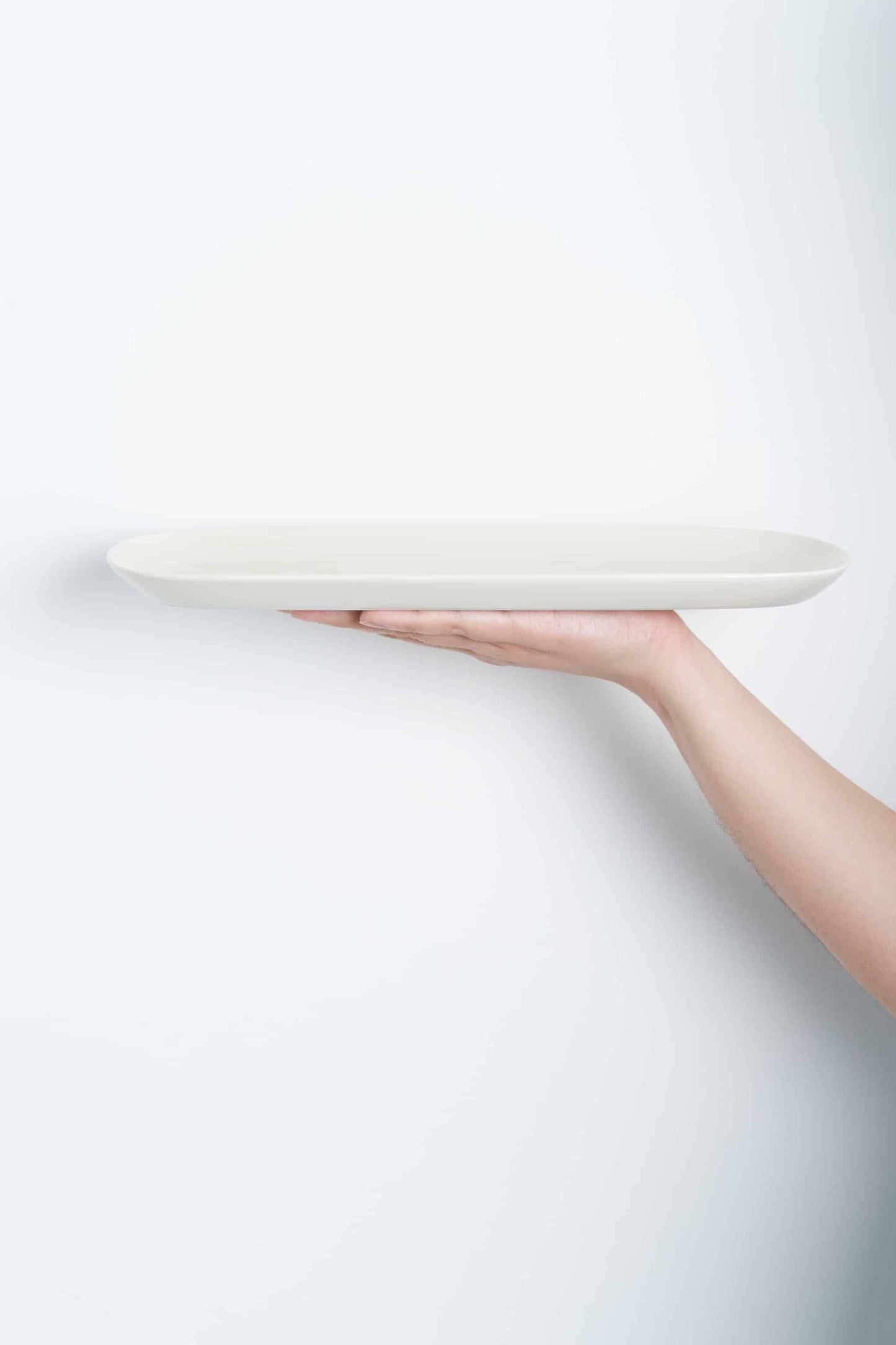 Ronde 長皿 白マット