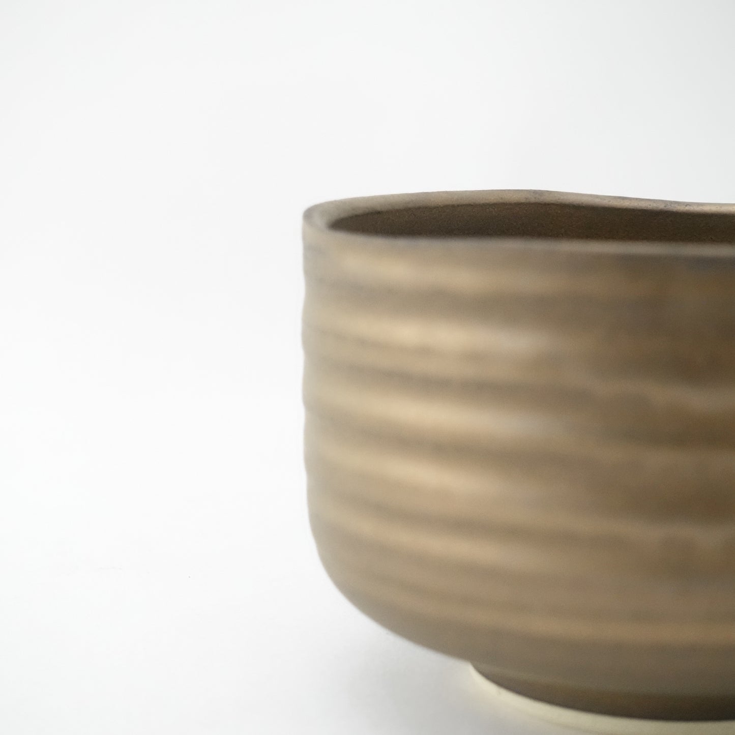 FD金泥釉　野点抹茶碗　波佐見焼　Folk Design　抹茶　茶道　日本製　インバウンド