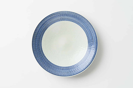 藍駒　9寸皿