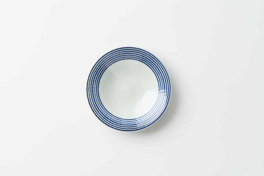 藍駒　6寸皿
